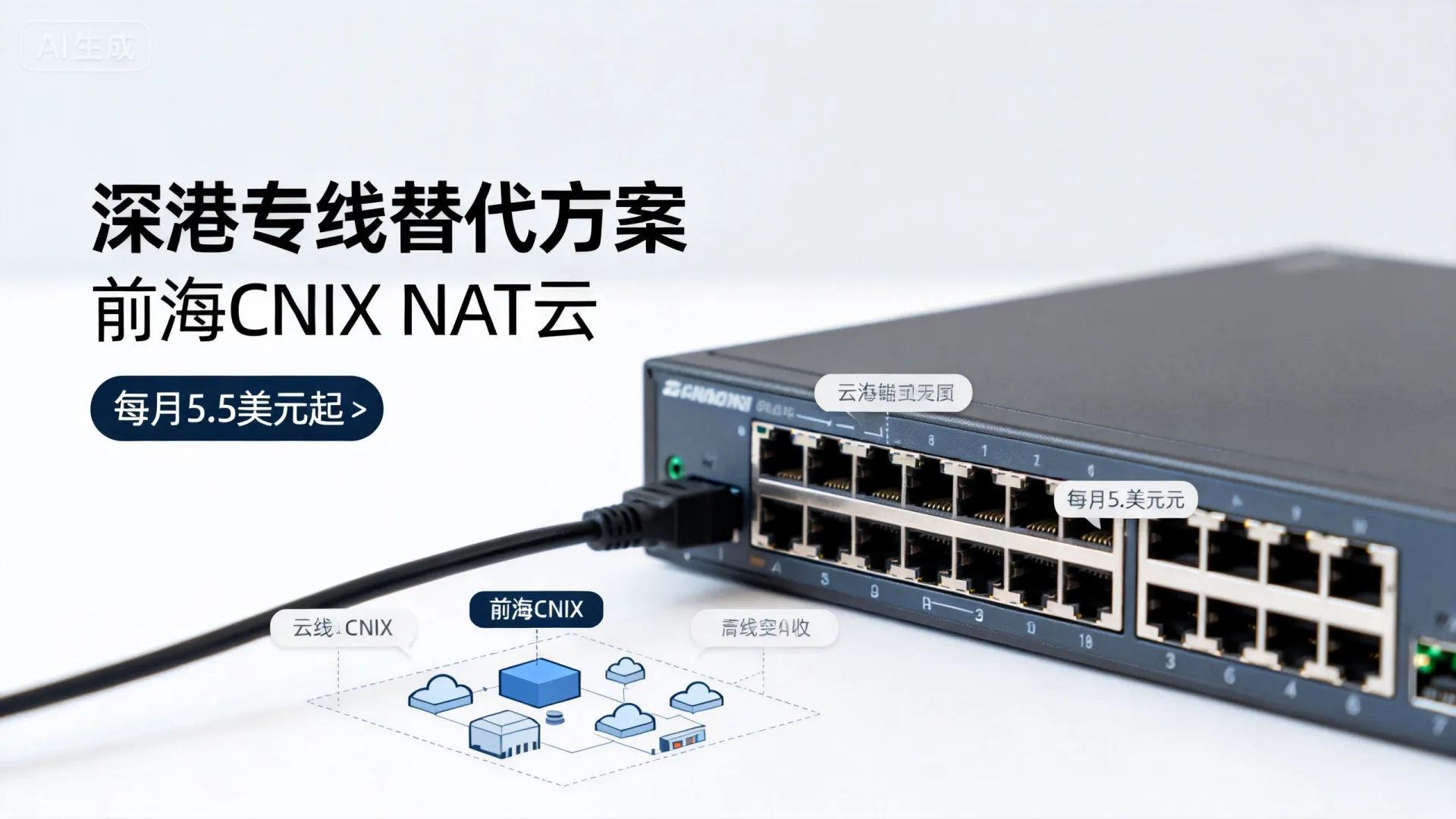 深港专线替代方案有哪些?前海CNIX NAT云每月5.5美元起 深港专线替代方案有哪些?前海CNIX NAT云每月5.5美元起