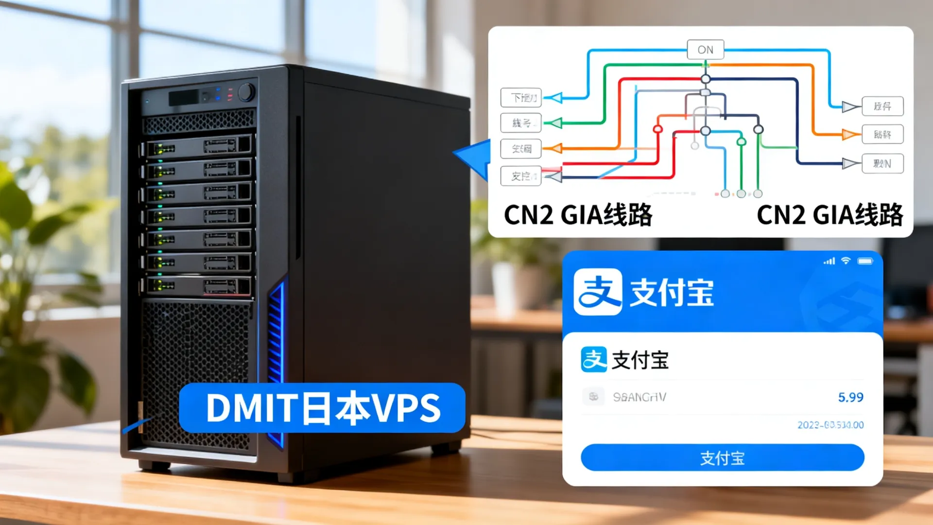 活动期间 DMIT限量促销日本CN2 GIA VPS:210.24美元/年起,支持支付宝/微信支付/Paypal 活动期间 DMIT限量促销日本CN2 GIA VPS