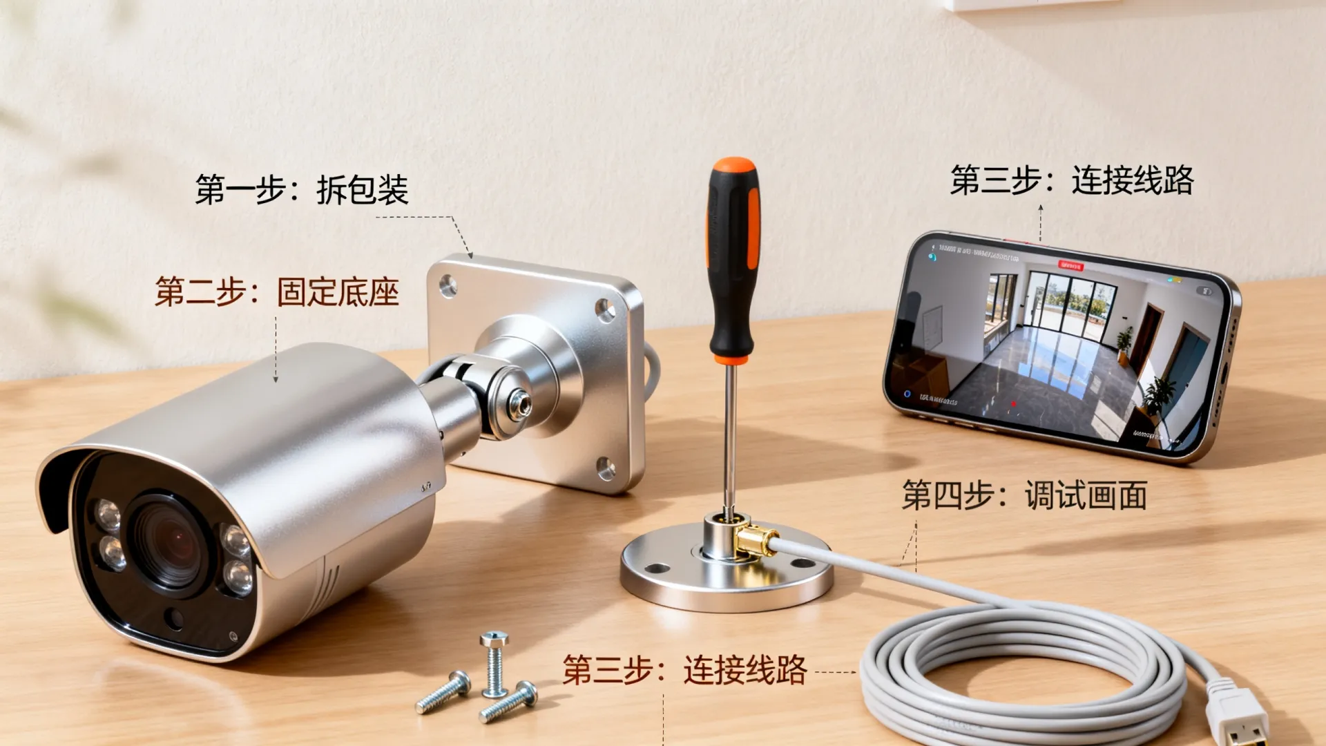 监控摄像头怎么安装视频教程 监控摄像头怎么安装视频教程