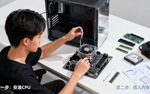 手搓电脑教程怎么做，小白新手如何自己组装一台电脑