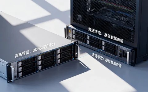 高防服务器带宽和普通带宽区别，高防带宽和普通带宽有什么不同