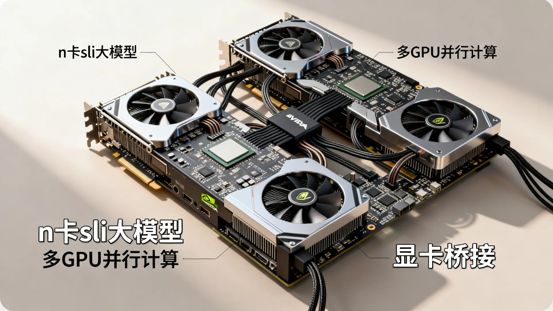 一篇讲透n卡sli大模型,没你想的复杂 一篇讲透n卡sli大模型