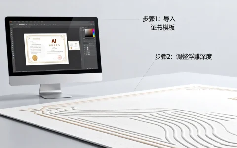 ai做线条浮雕证书教程，如何用AI制作线条浮雕效果？
