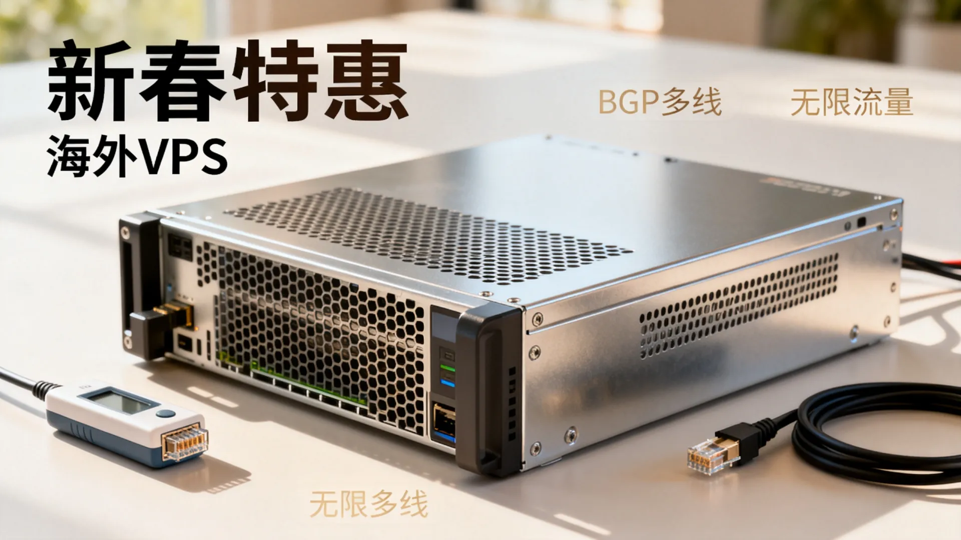 新春特惠 海外BGP多线 无限流量VPS - NVMe SSD,流量用不完,仅需 新春特惠 海外BGP多线 无限流量VPS