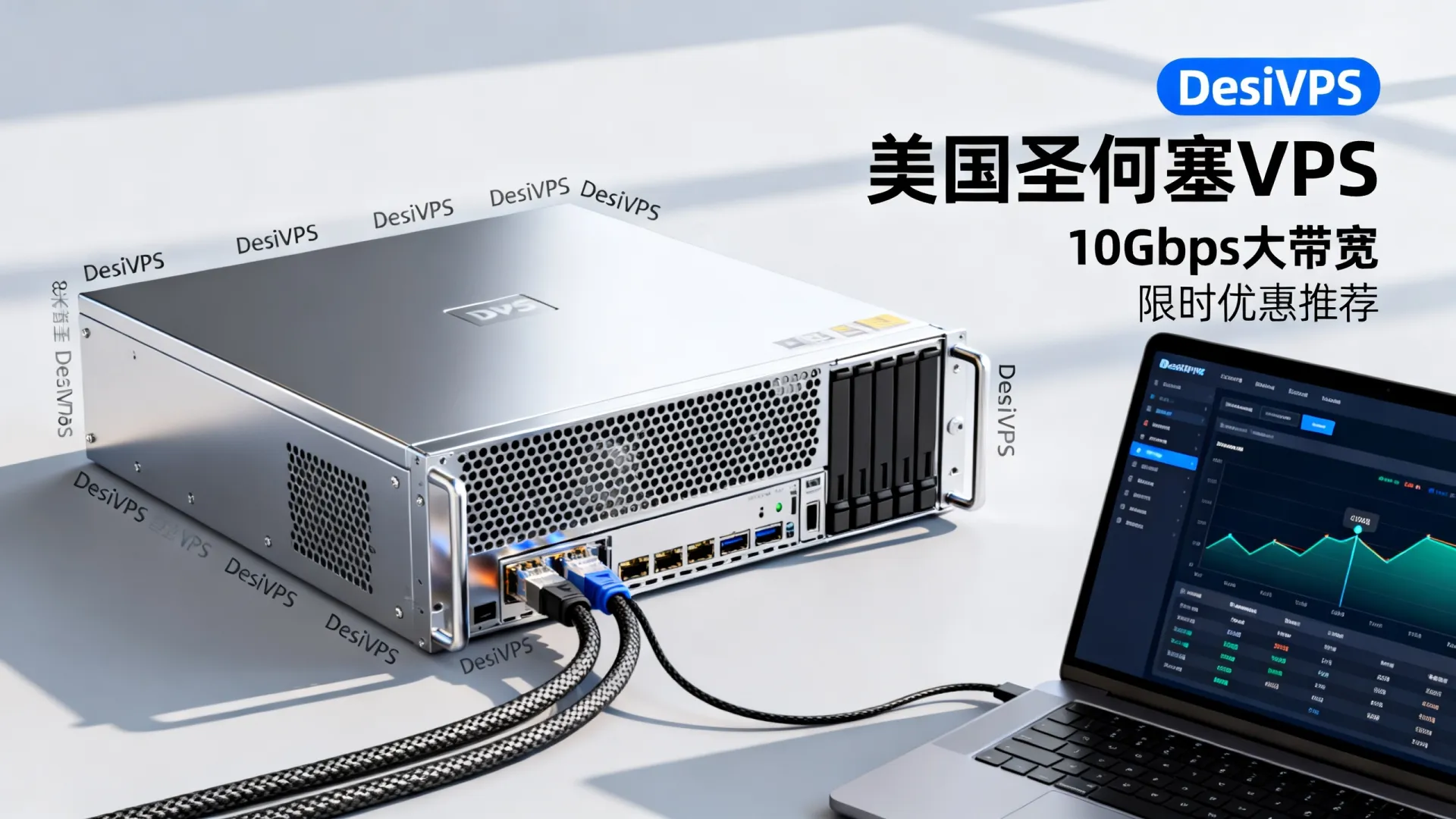 限时优惠 DesiVPS美国圣何塞10Gbps大带宽VPS:17美元/年,中文Windows vps 8美元/月,支持支付宝/Paypal 限时优惠 DesiVPS美国圣何塞10Gbps大带宽VPS