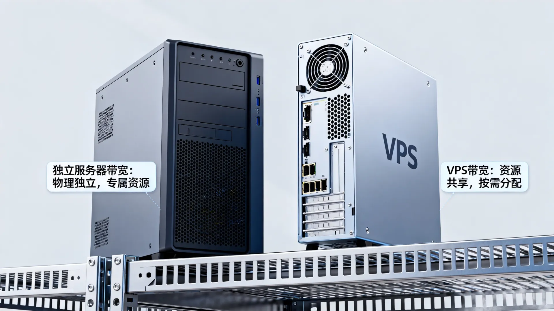 独立服务器带宽和VPS带宽区别在哪? 独立服务器带宽和VPS带宽区别在哪