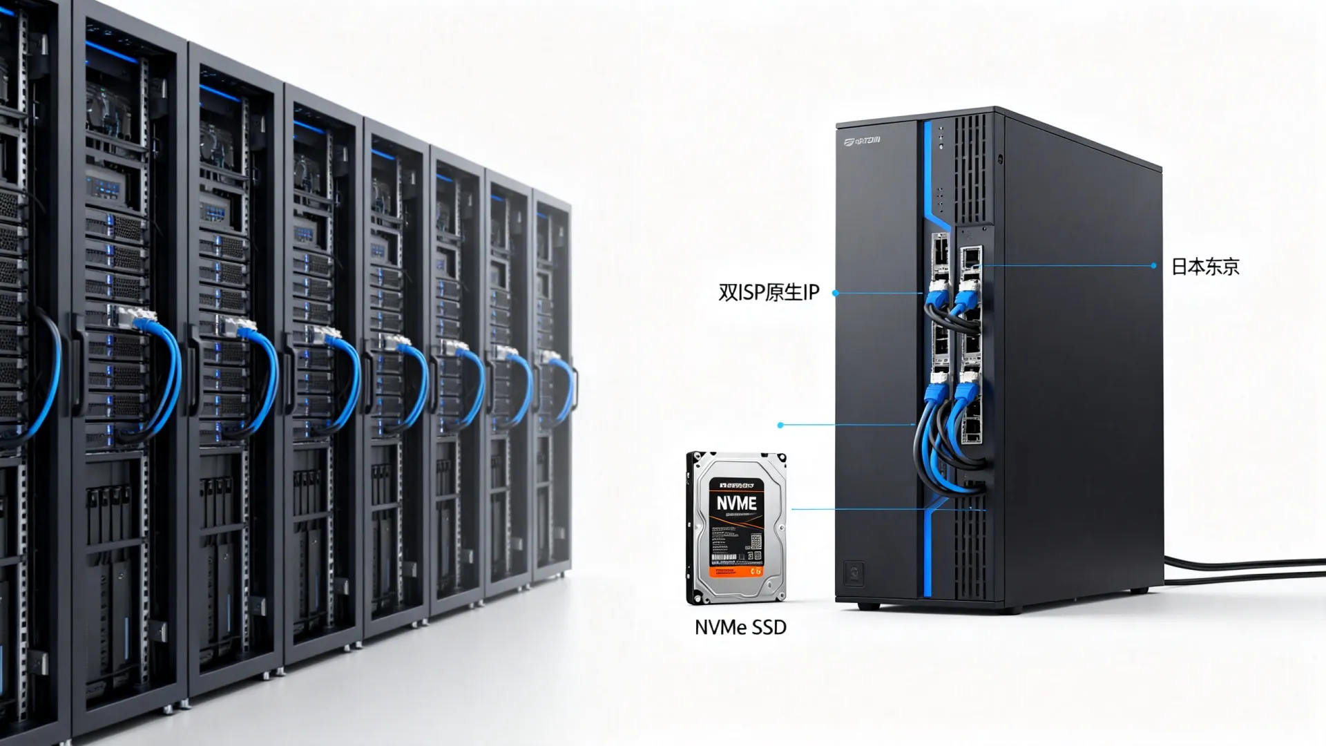 东京机房双ISP 日本原生ip - NVMe SSD,流量用不完,5折起 东京机房双ISP 日本原生ip