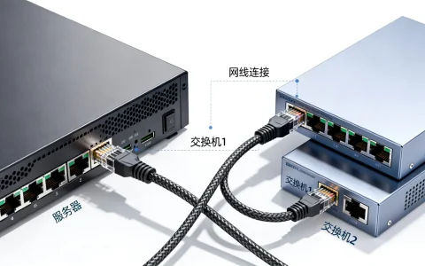 服务器接到2个交换机怎么接？双交换机连接配置方法