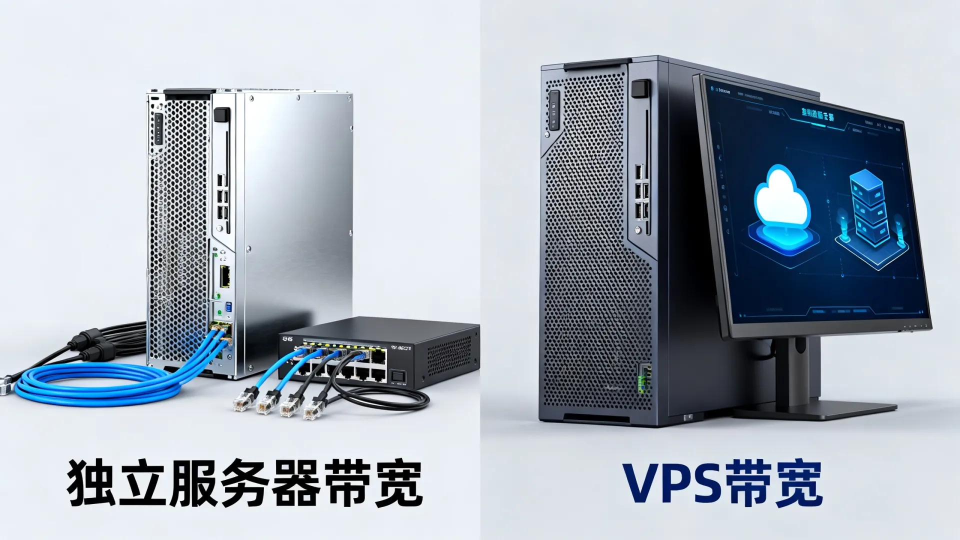 独立服务器带宽和VPS带宽区别在哪? 独立服务器带宽和VPS带宽区别在哪