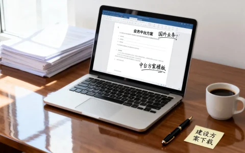 国外业务中台方案模板哪里有？国外业务中台建设方案下载