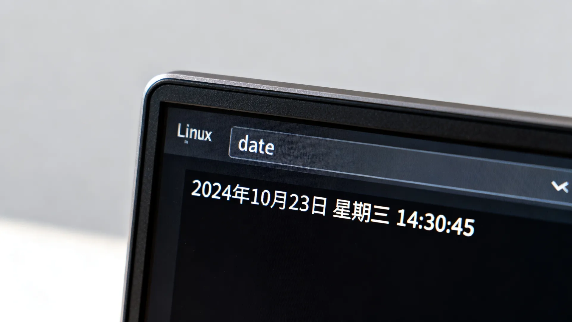 服务器显示时间