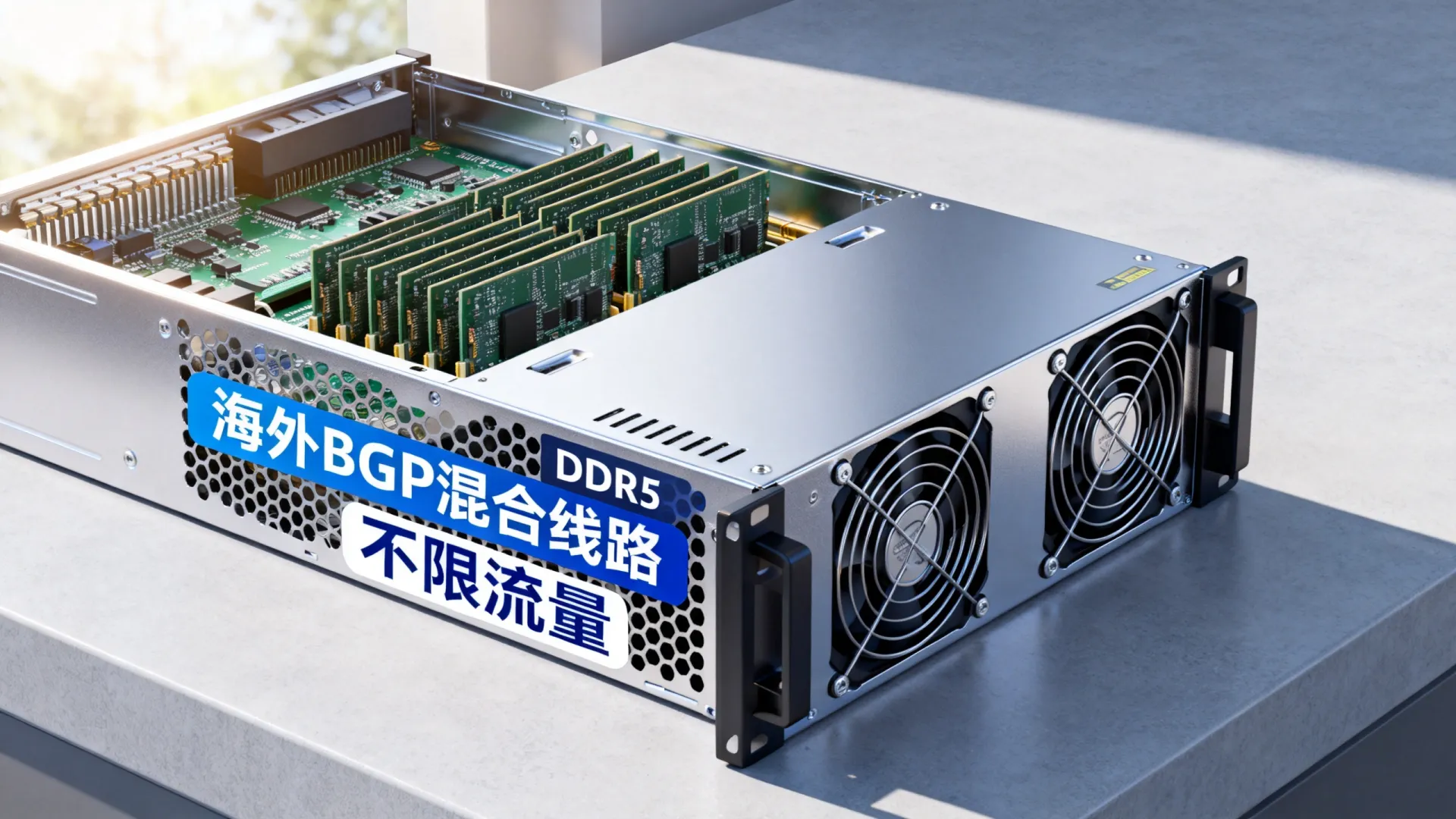海外BGP混合线路 抗投诉VPS - DDR5内存,不限制流量,仅需 海外BGP混合线路 抗投诉VPS