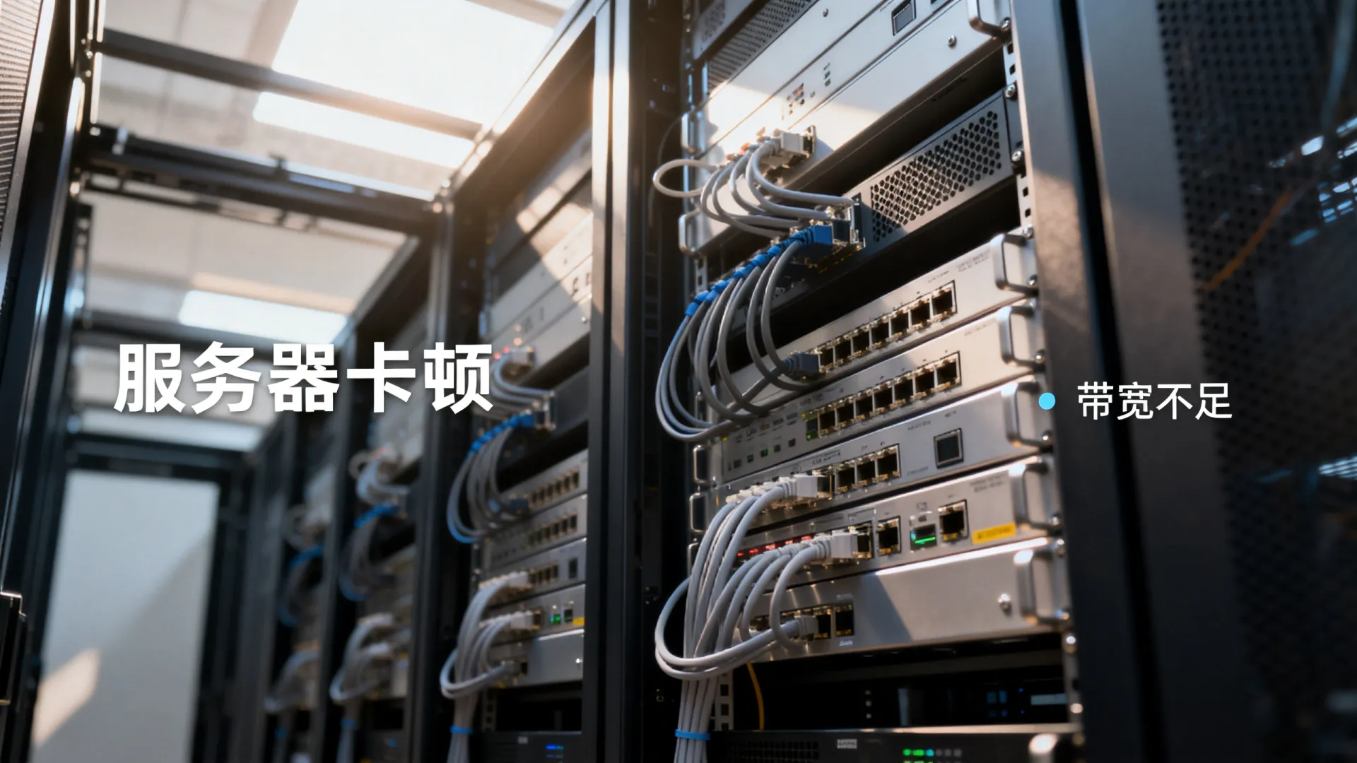 服务器经常卡顿?可能是带宽问题 服务器经常卡顿