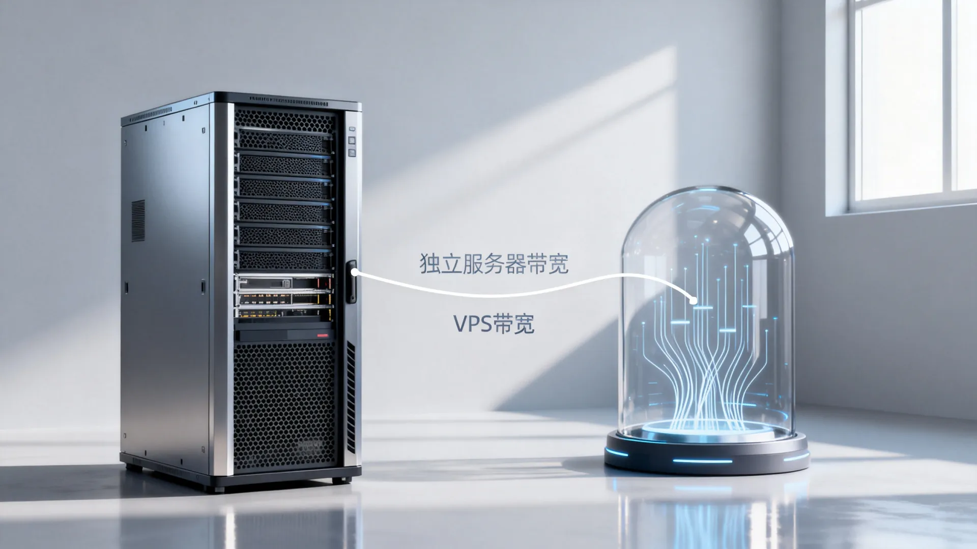 独立服务器带宽和VPS带宽区别在哪? 独立服务器带宽和VPS带宽区别在哪