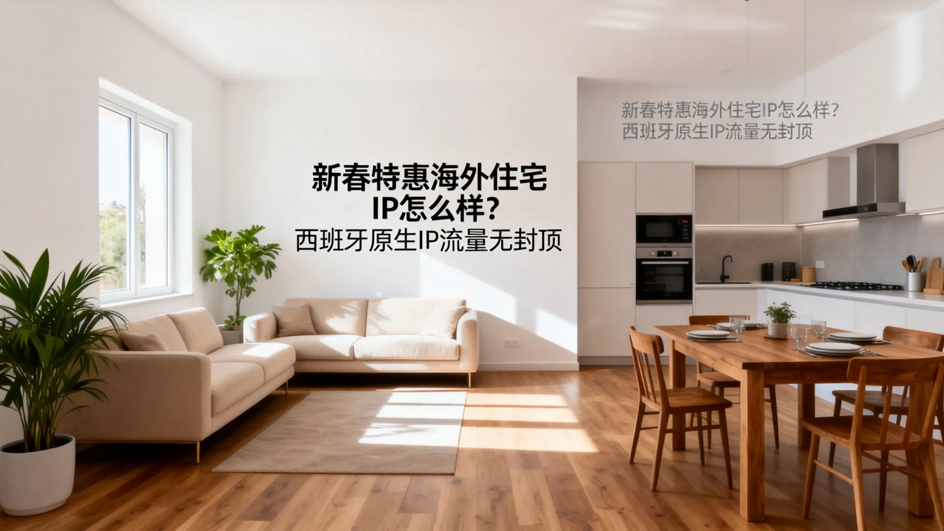 新春特惠 海外住宅IP 西班牙原生ip