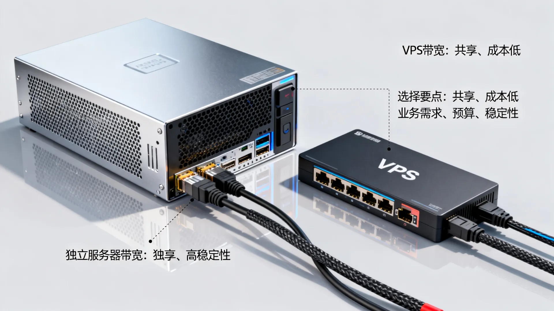 独立服务器带宽和VPS带宽区别在哪? 独立服务器带宽和VPS带宽区别在哪