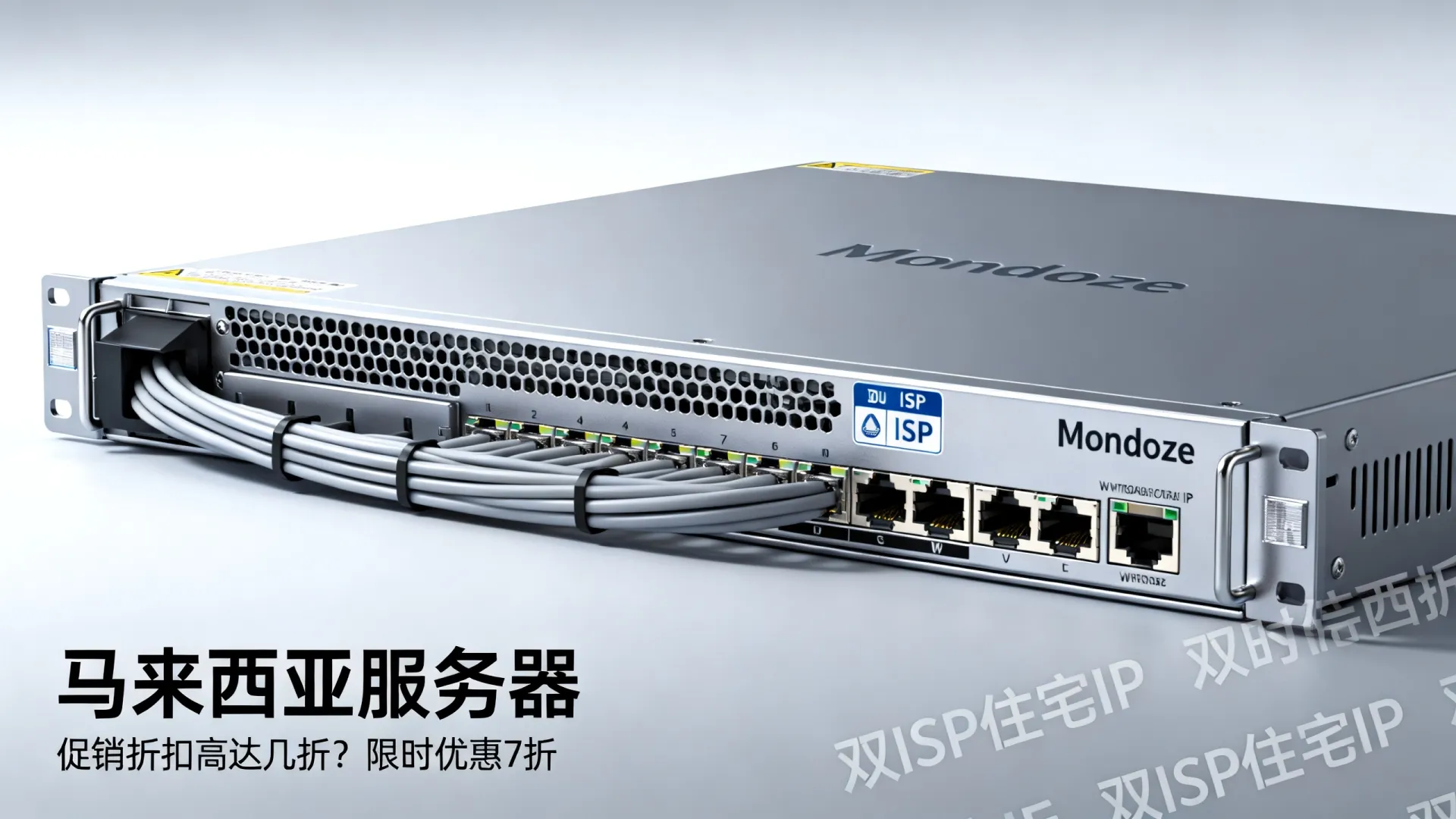 限时优惠 Mondoze9月促销:折扣高达7折马来西亚服务器/AS152742/双ISP住宅服务器/支持Netflix/TikTok/人工智能/ISP类型原生住宅IP 限时优惠 Mondoze9月促销