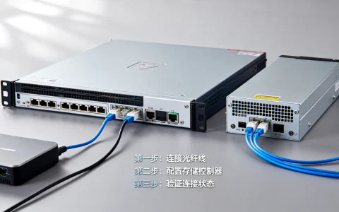 服务器接入存储怎么接，服务器存储连接步骤详解
