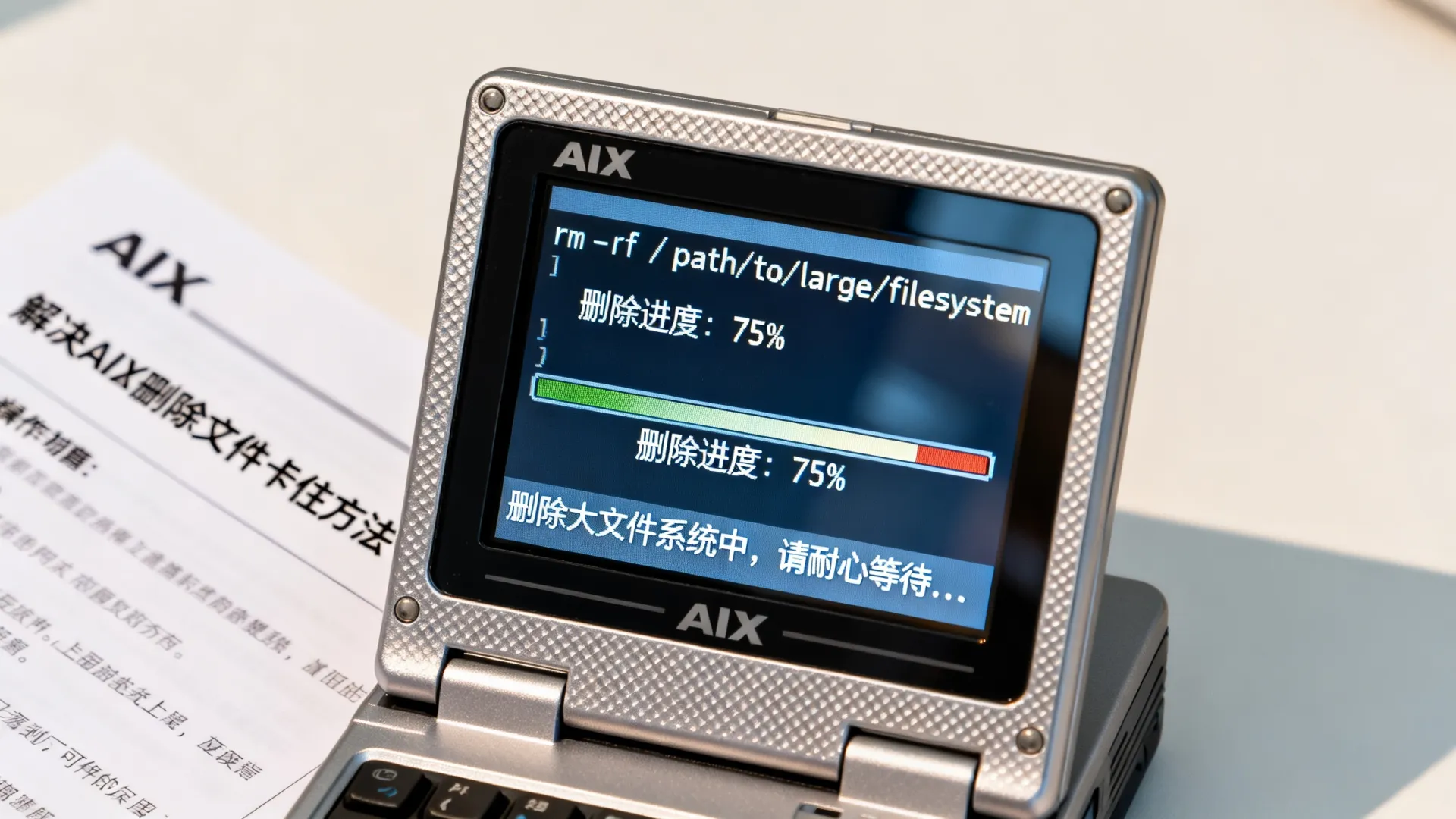 aix删除大文件系统卡住