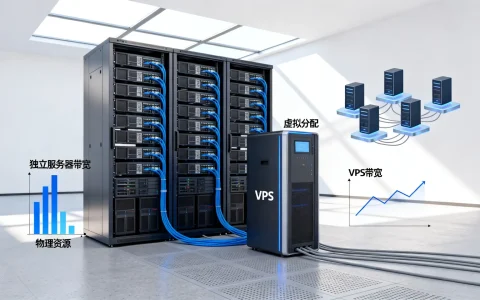 独立服务器带宽和VPS带宽区别在哪？独立服务器带宽和VPS带宽哪个好？
