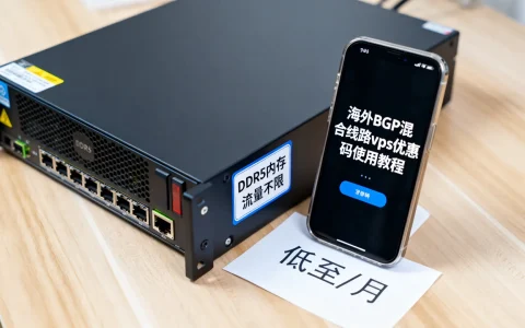 海外BGP混合线路vps优惠码怎么用？DDR5内存流量用不完低至多少
