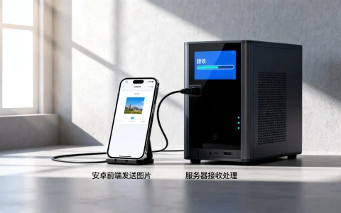 服务器接收安卓前端发来的图片，如何实现图片上传功能？