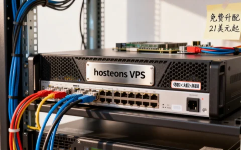 hosteons VPS怎么样？德国法国美国VPS免费升配21美元起