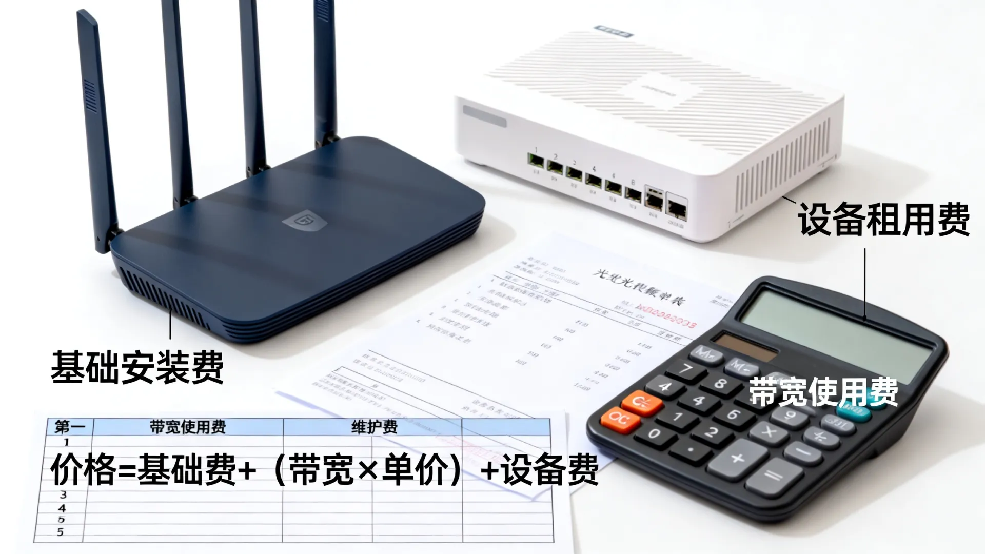 专线宽带费用组成,看完不再被坑 专线宽带费用组成
