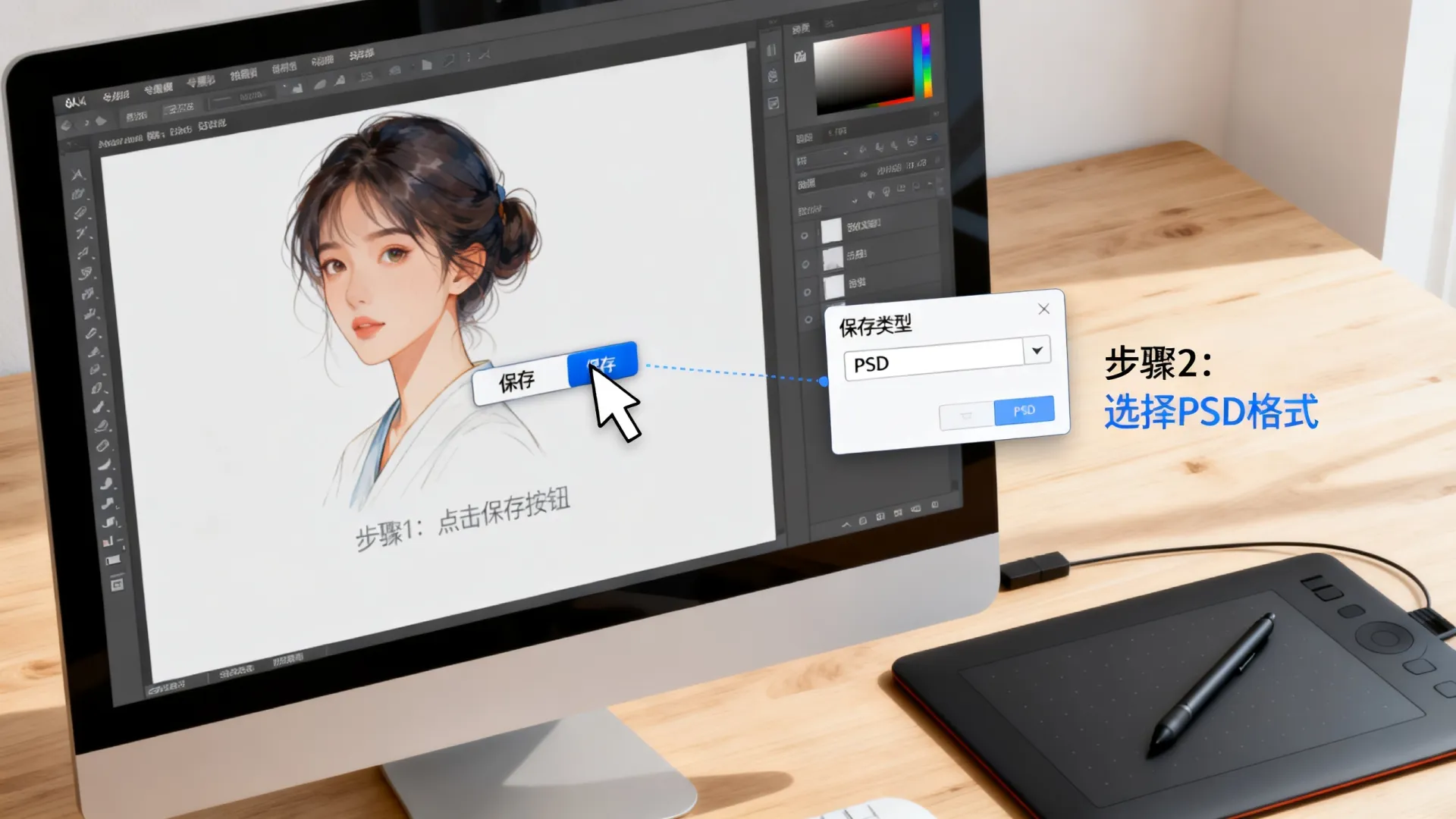ai如何存储为psd格式文件 ai如何存储为psd格式文件
