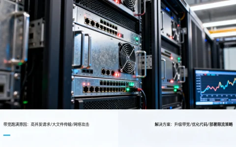 服务器带宽跑满了怎么办？带宽跑满是什么原因导致的？