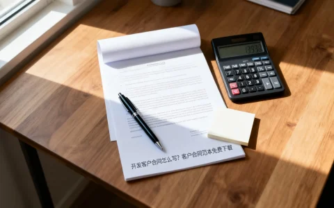 开发客户合同怎么写？客户合同范本免费下载