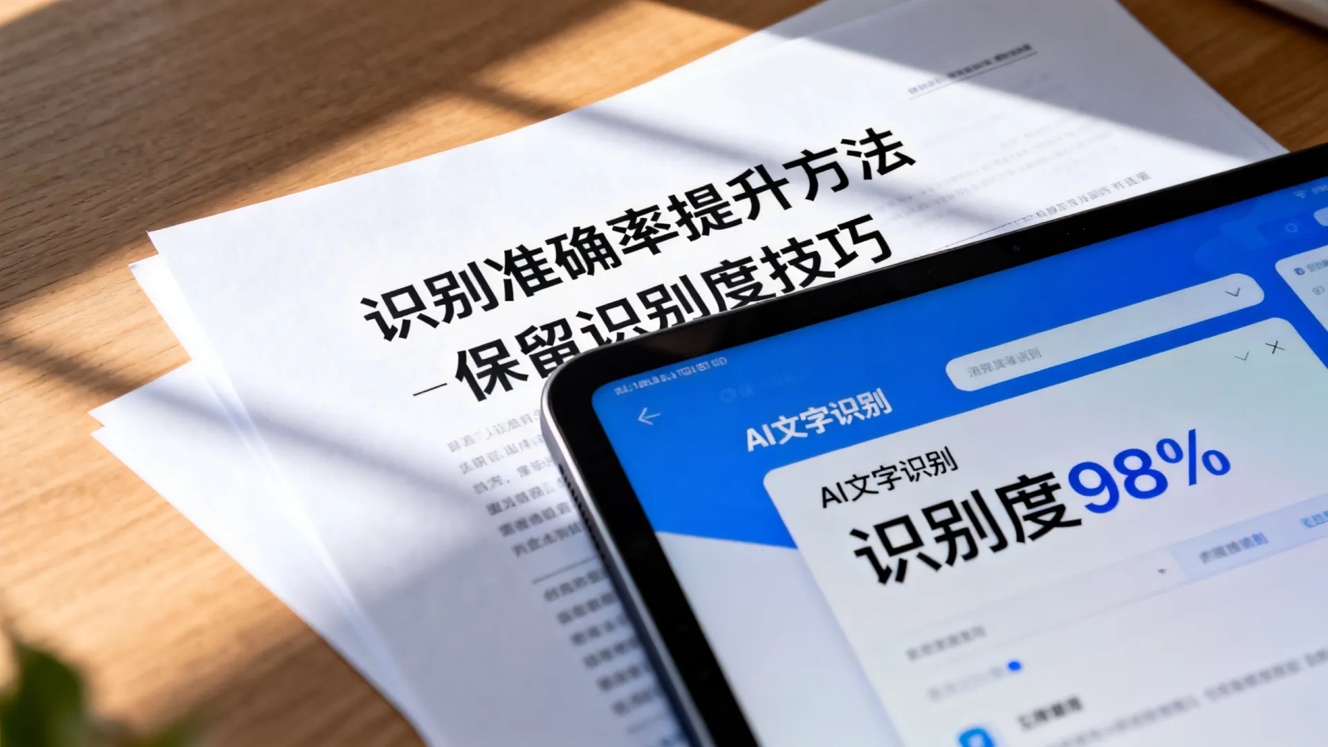 ai如何保留文字识别度