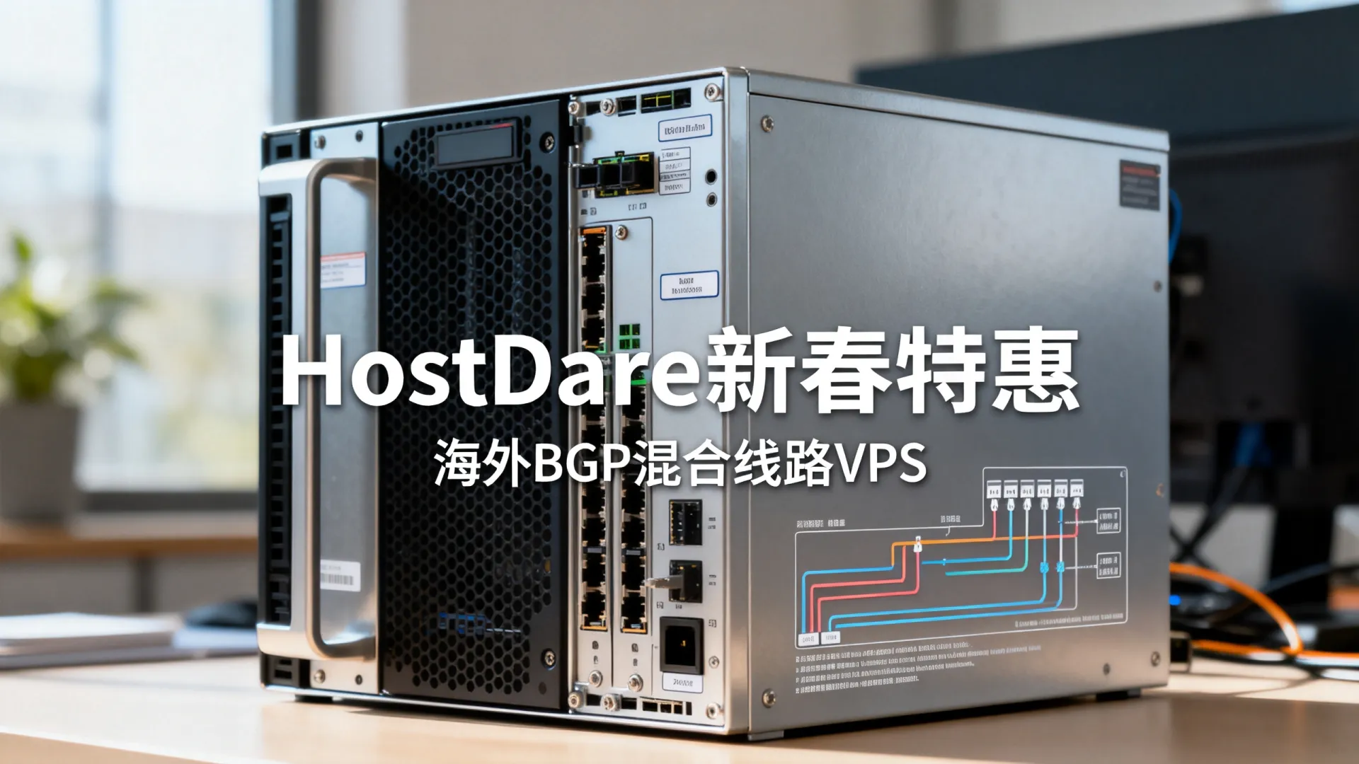 新春特惠 海外BGP混合线路 HostDare - DDR5内存,流量无封顶,免费赠送 新春特惠 海外BGP混合线路 HostDare