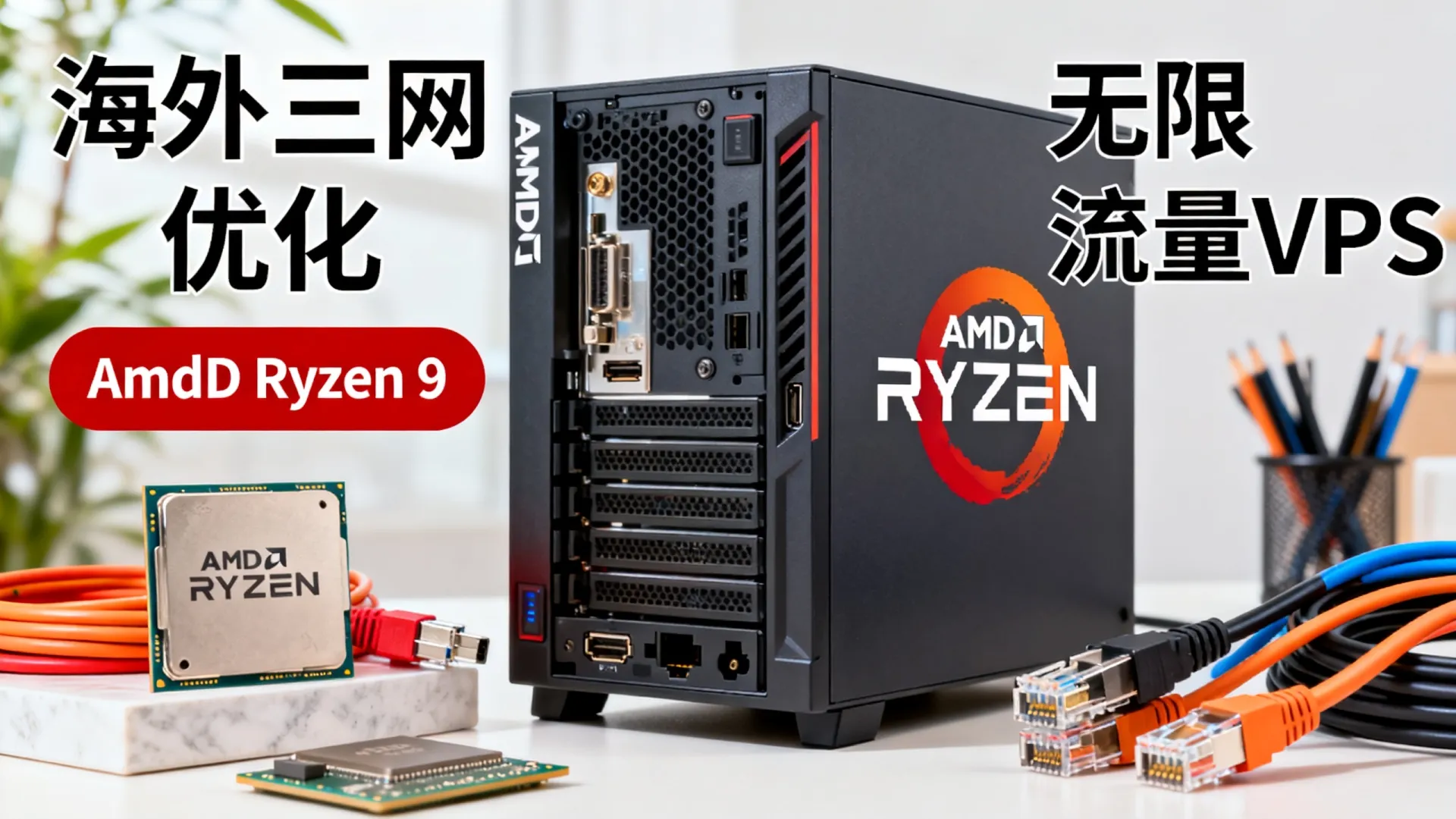 海外三网优化 无限流量VPS - AMD Ryzen 9,流量无封顶,5折起 海外三网优化 无限流量VPS