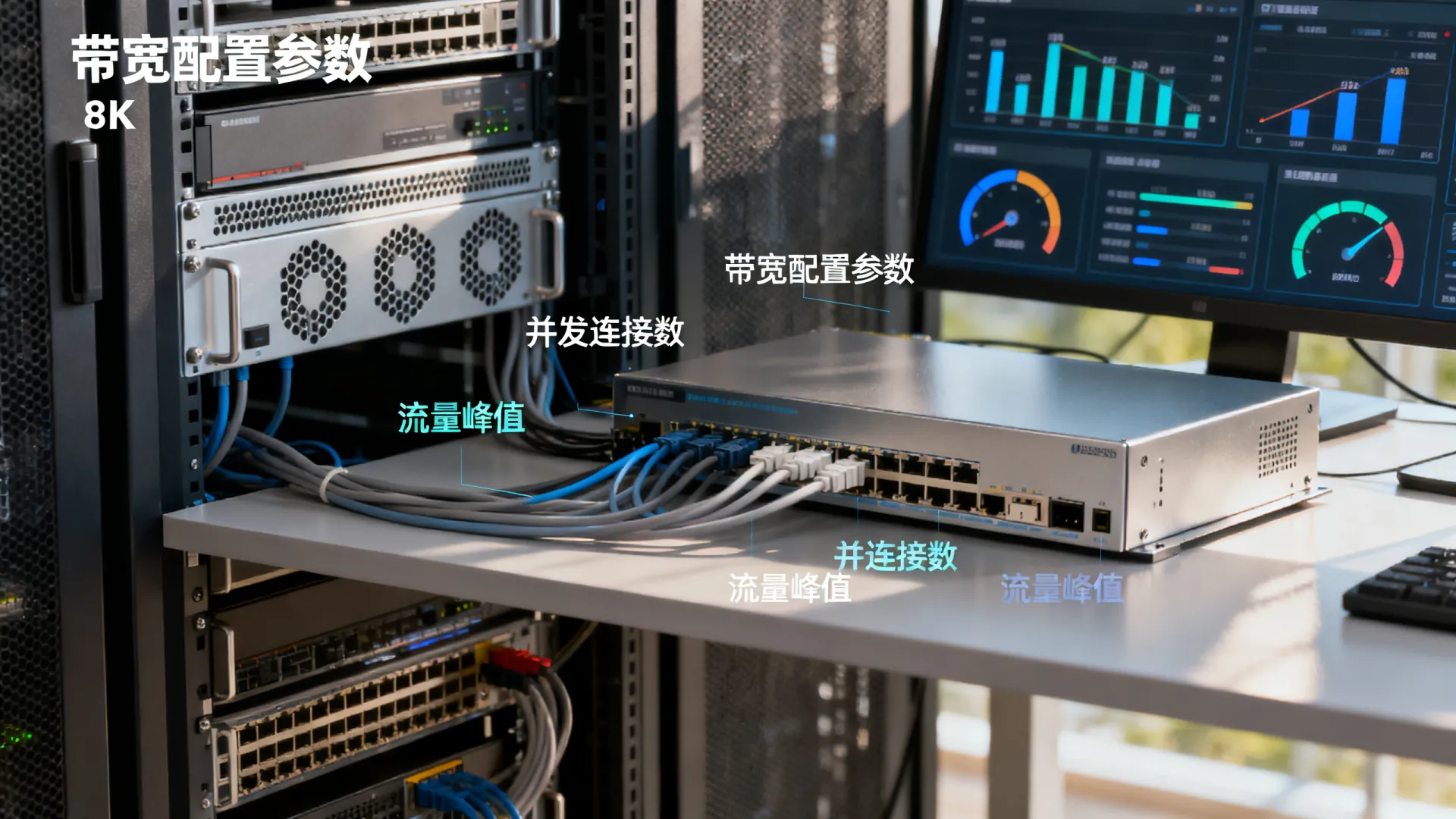 高并发服务器带宽配置参考