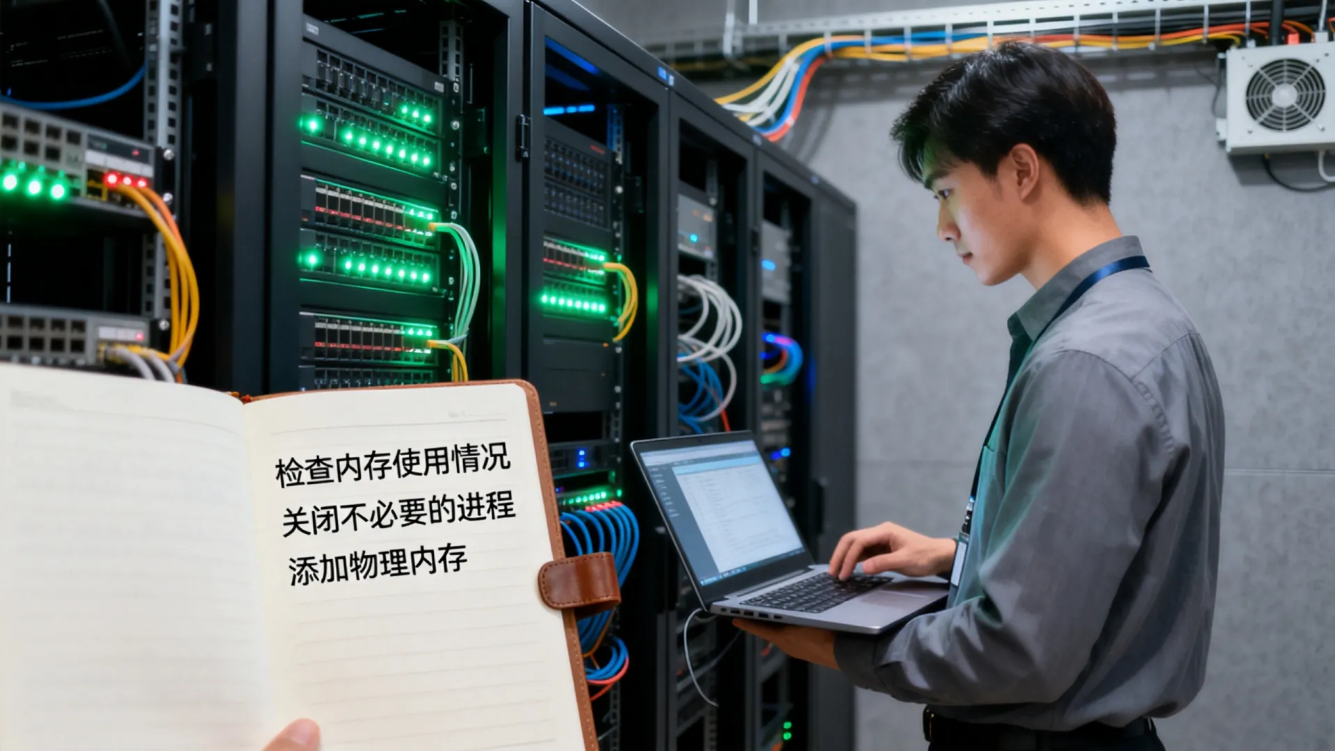 服务器提示内存不足怎么办啊