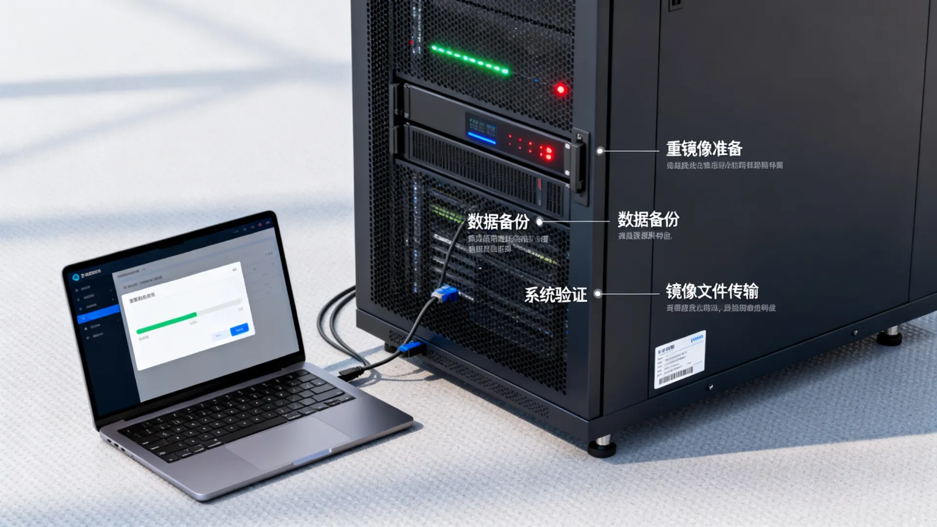 服务器提示对计算机进行重镜像