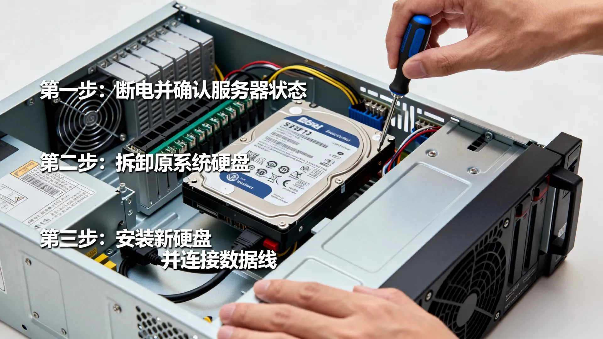 服务器更换系统硬盘