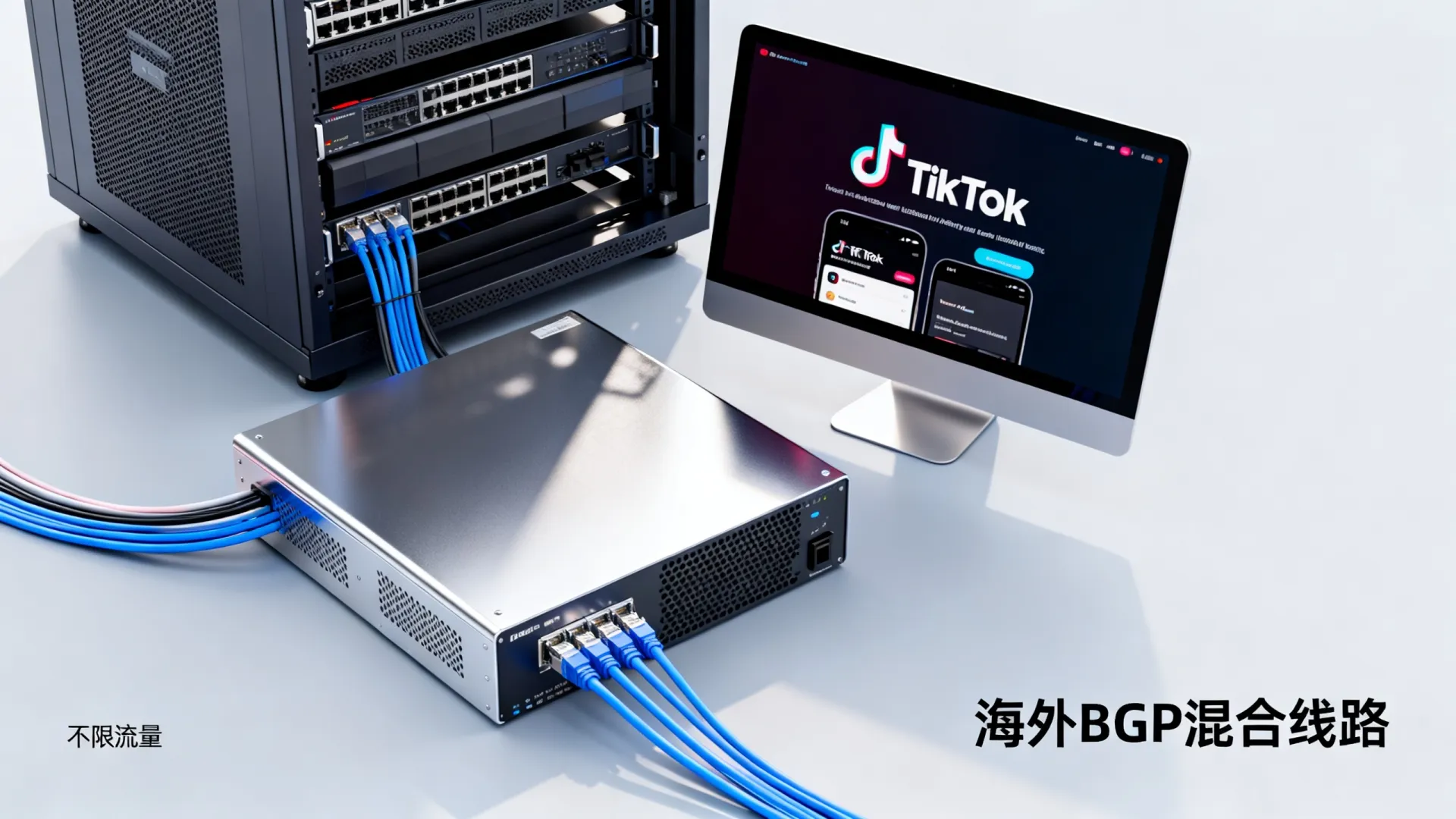 海外BGP混合线路 Tiktok vps - AMD EPYC 9004,不限制流量 海外BGP混合线路 Tiktok vps