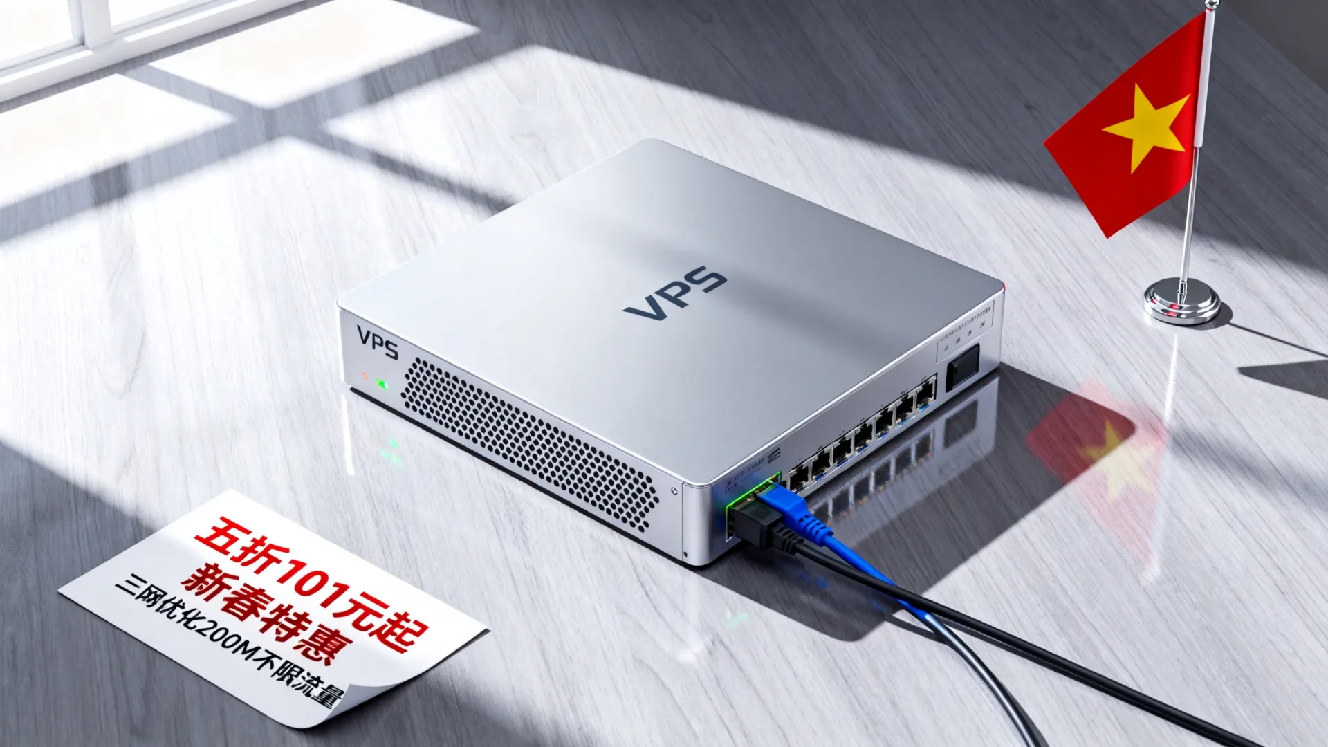 新春特惠 DataOnline越南VPS五折:101元/年起,支持支付宝/Paypal,已升级到200M无限流量 - 三网优化 新春特惠 DataOnline越南VPS五折