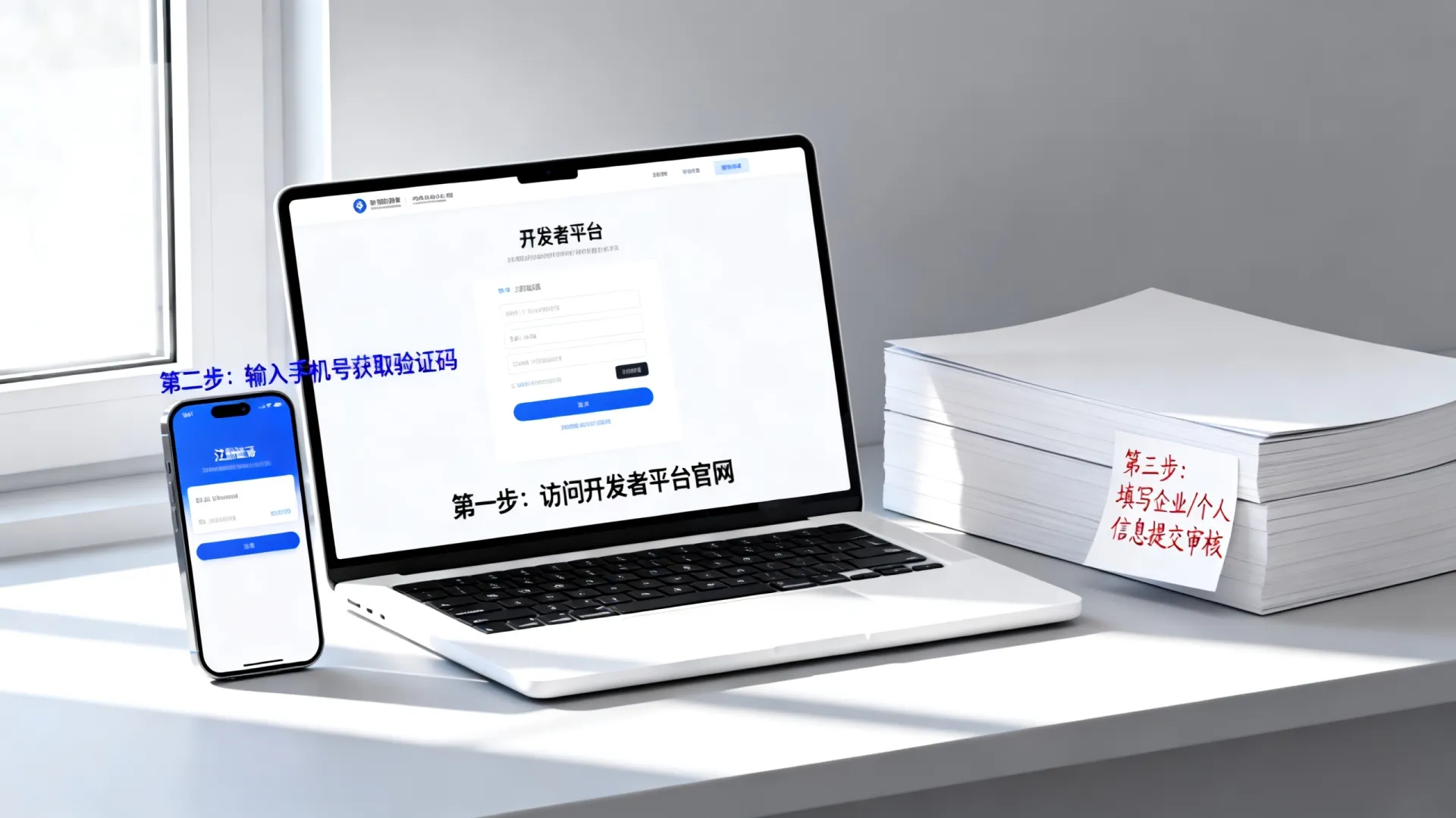 怎么注册开发者账号