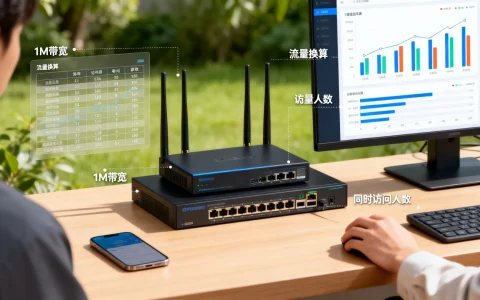 带宽1M等于多少流量？1M带宽能承受多少人访问