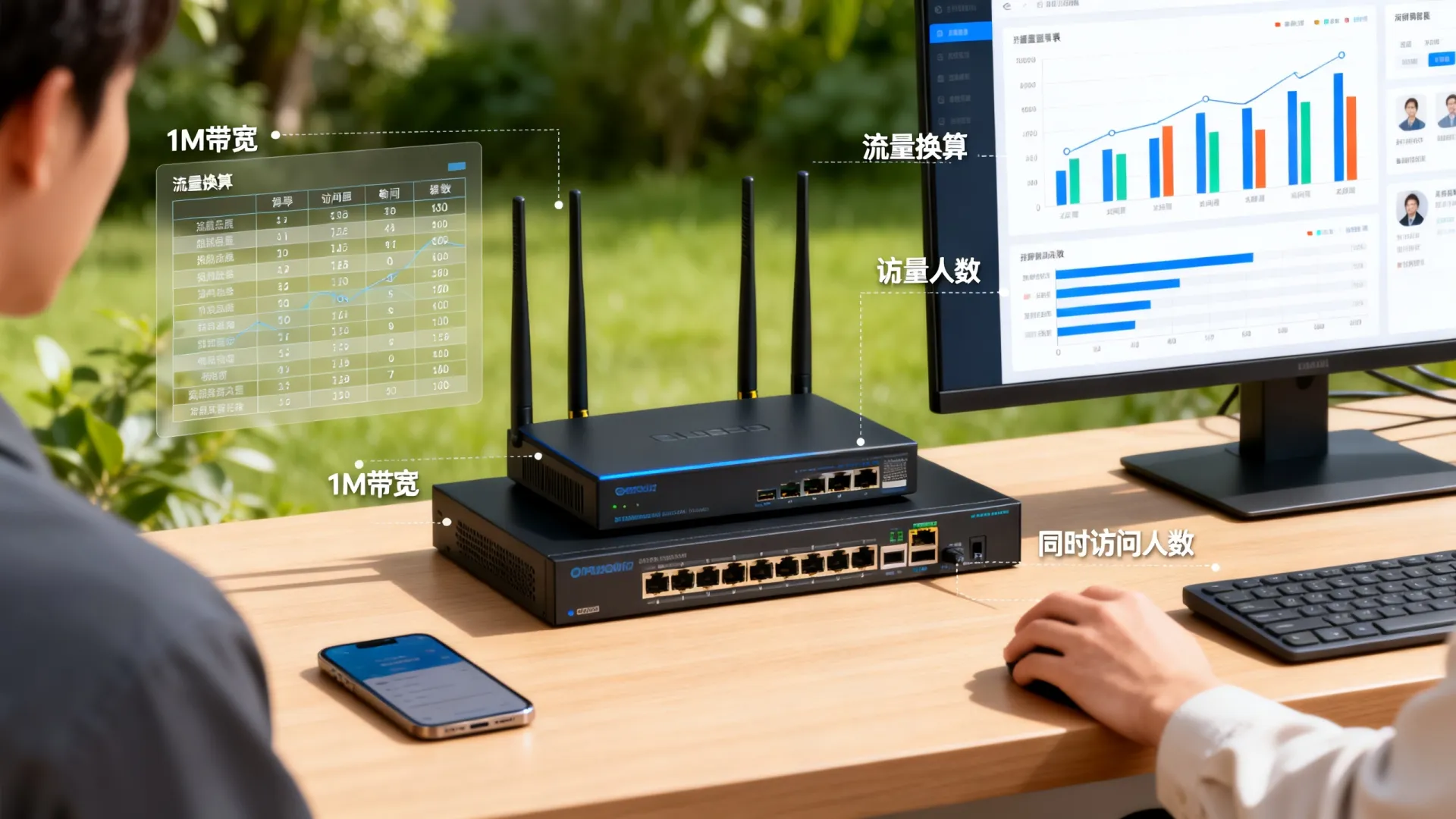 带宽1M等于多少流量