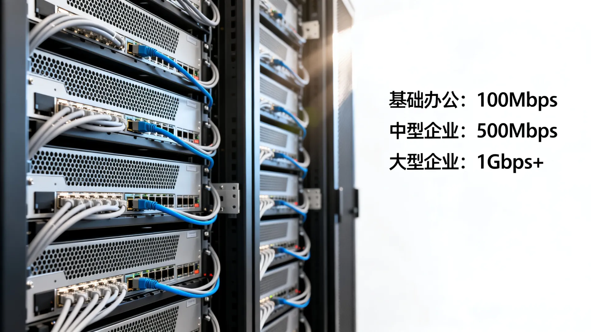 企业用服务器带宽多大合适?参考这个标准 企业用服务器带宽多大合适