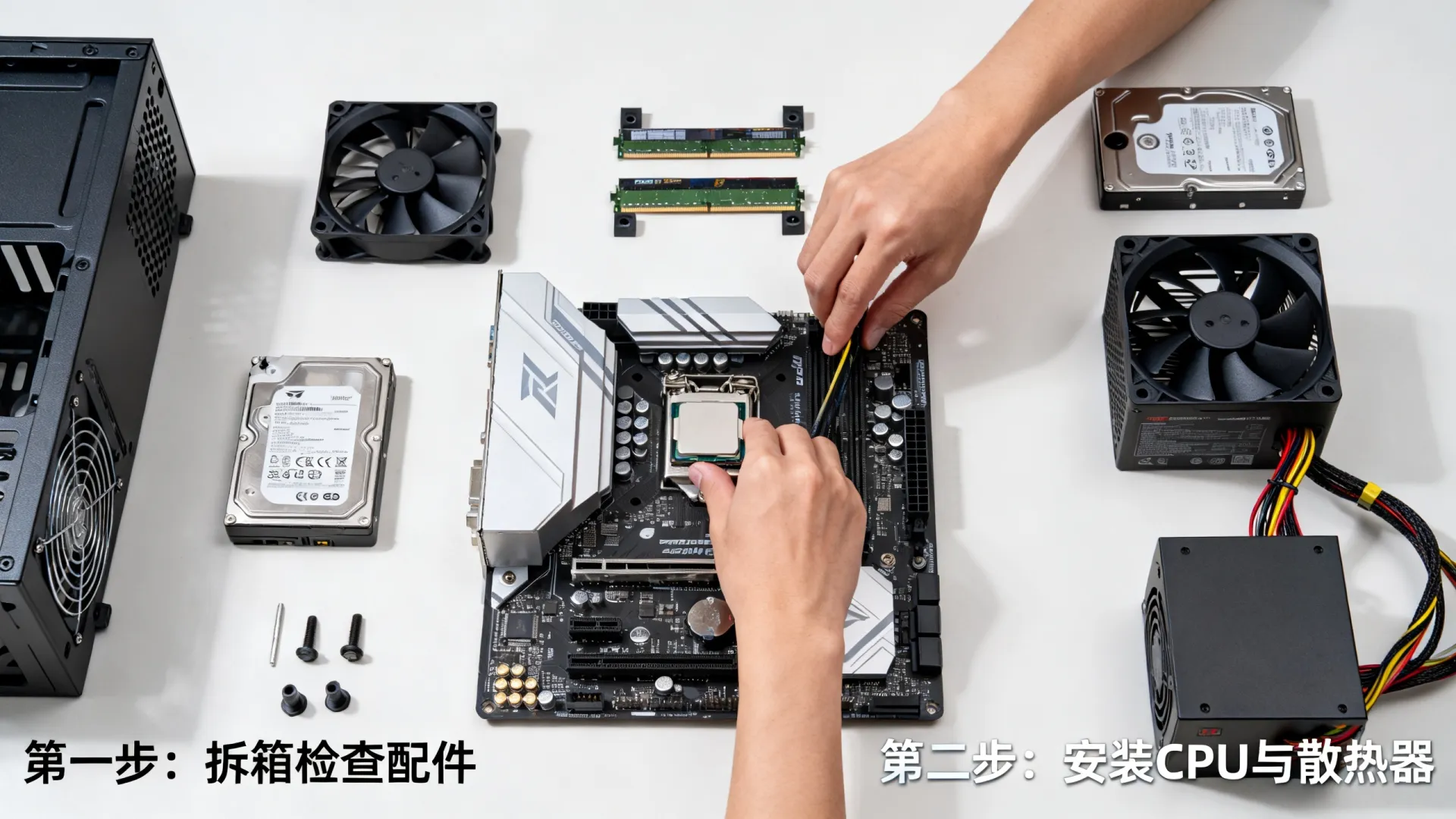 手搓电脑教程图解 手搓电脑教程图解