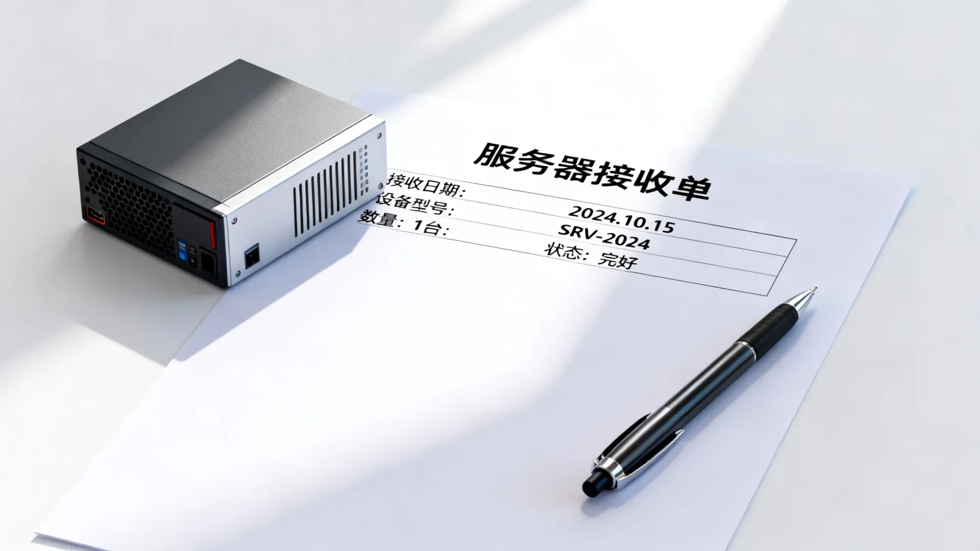 服务器接收单 服务器接收单