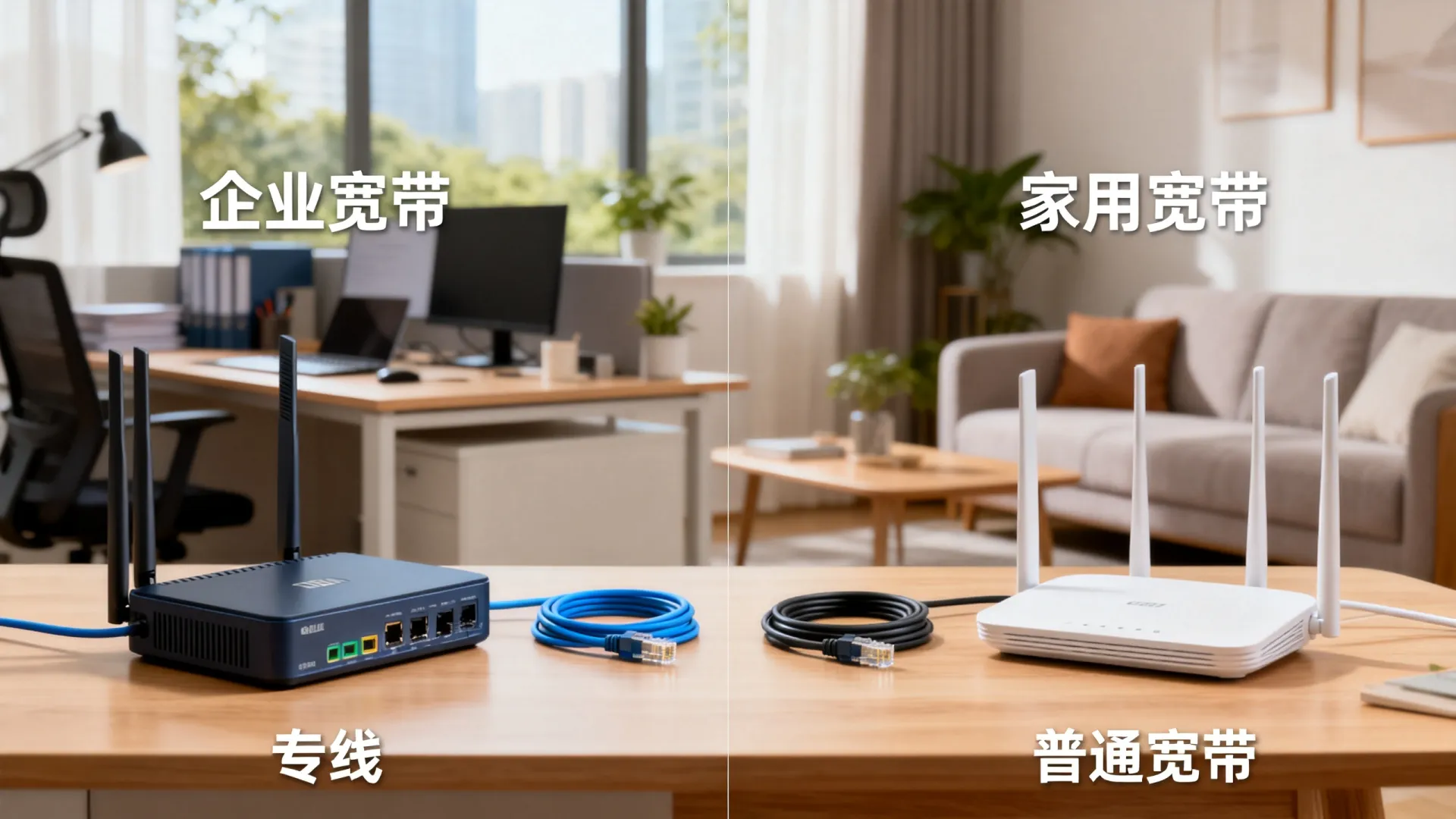 专线和普通宽带区别?一根网线的事 专线和普通宽带区别