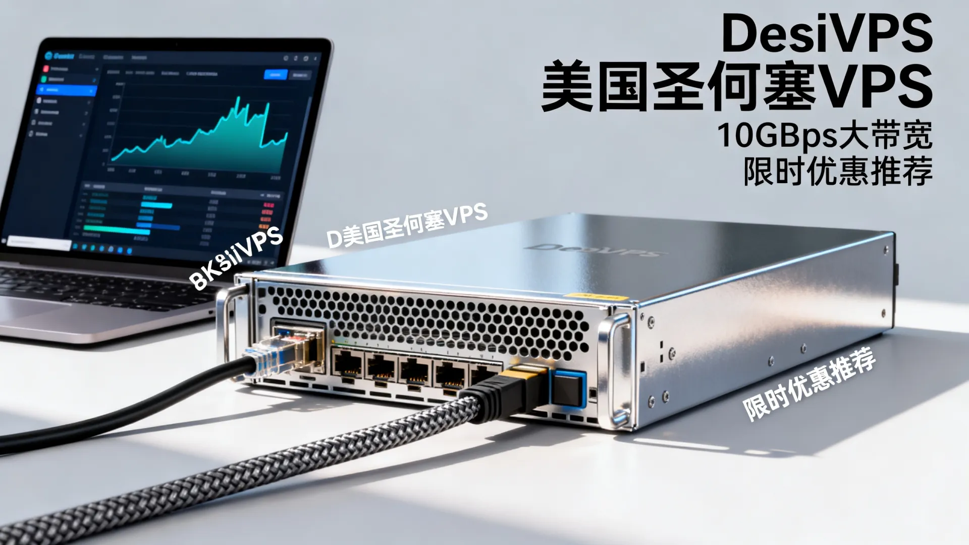 限时优惠 DesiVPS美国圣何塞10Gbps大带宽VPS:17美元/年,中文Windows vps 8美元/月,支持支付宝/Paypal 限时优惠 DesiVPS美国圣何塞10Gbps大带宽VPS