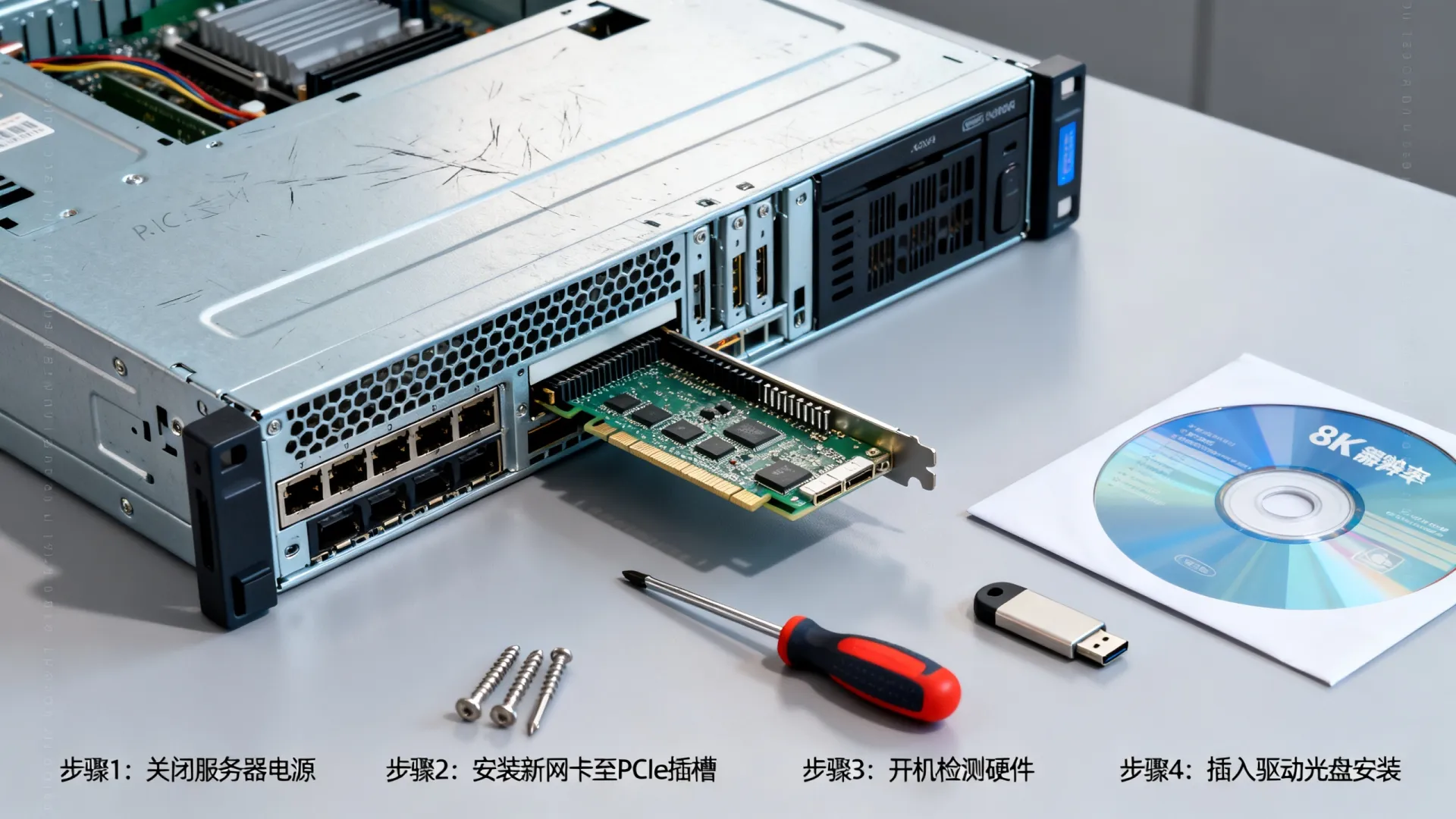 服务器换网卡后没法识别 服务器换网卡后没法识别