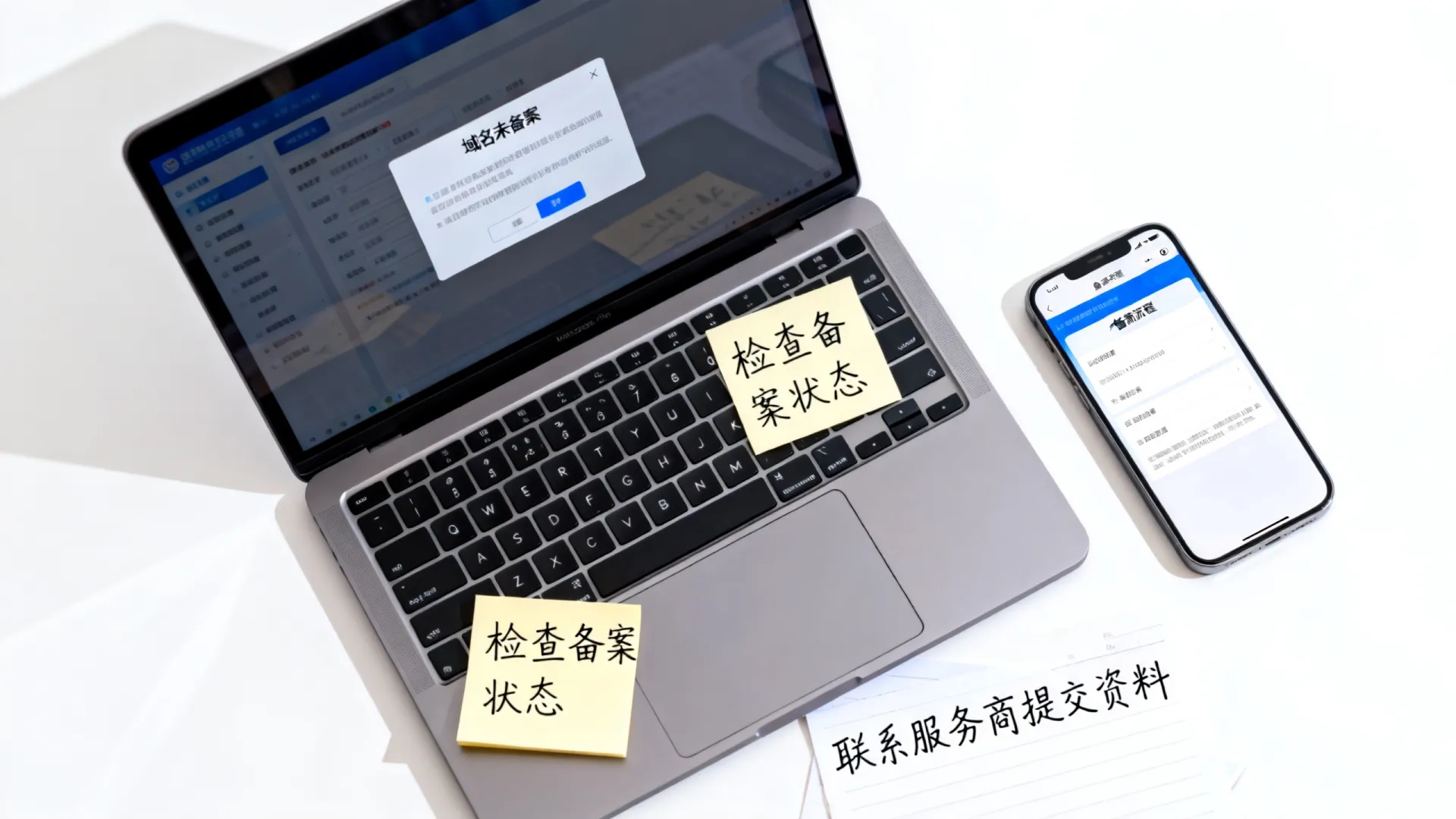 服务器提示域名未备案